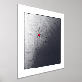 Kaart van Wenen, Oostenrijk Modern Elegant Classy  Folie Afdrukken (Laagn)