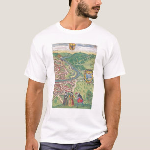 Kaart van Wenen T-shirt