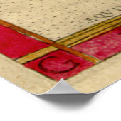  kaart van West-Afrika (1561) Poster (Hoek)