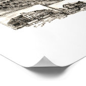 Kaart van West Medford, Massachusetts in 1897 Poster (Hoek)