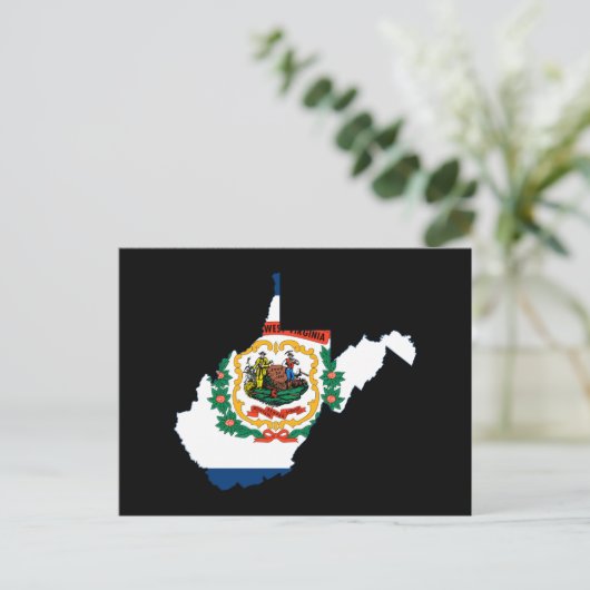 KAART VAN WEST VIRGINIA (Staand voorkant)
