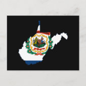 KAART VAN WEST VIRGINIA (Voorkant)