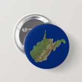 Kaart van West Virginia Button (Voorkant /achterkant)