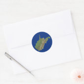 Kaart van West Virginia Sticker (Envelop)