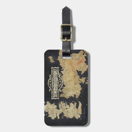 Kaart van Westeros Bagagelabel (Voorkant verticaal)