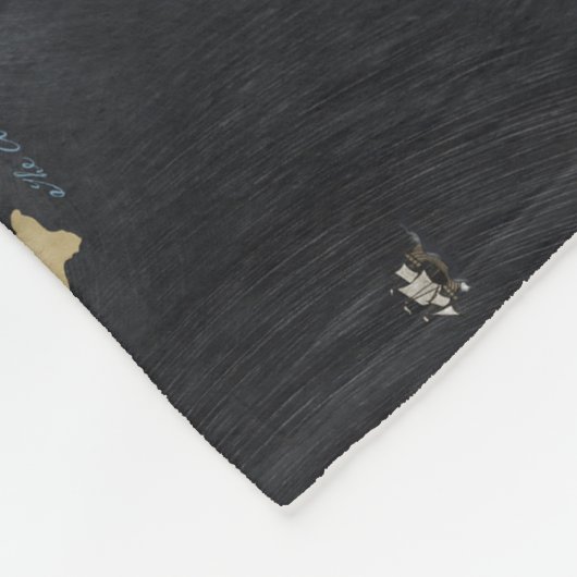 Kaart van Westeros Fleece Deken (Hoek)