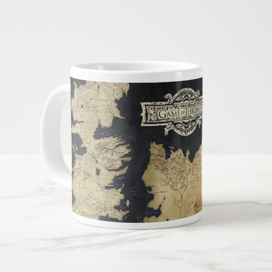 Kaart van Westeros Grote Koffiekop (Links)