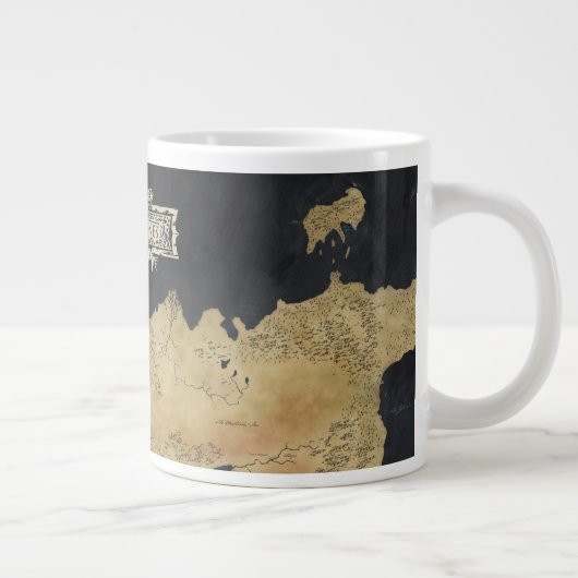 Kaart van Westeros Grote Koffiekop (Rechts)