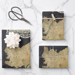 Kaart van Westeros Inpakpapier Vel