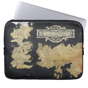 Kaart van Westeros Laptop Sleeve