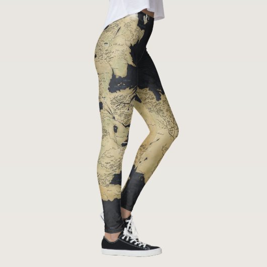 Kaart van Westeros Leggings (Rechts)