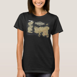 Kaart van Westeros T-shirt