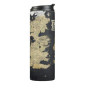 Kaart van Westeros Thermosbeker (Gedraaid links)