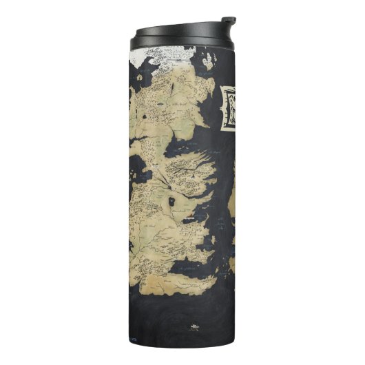 Kaart van Westeros Thermosbeker (Gedraaid links)