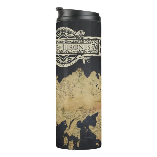 Kaart van Westeros Thermosbeker (Geroteerd rechts)