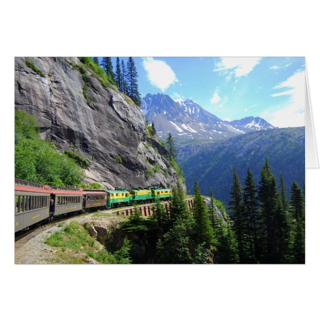 Kaart van White Pass & Yukon Route (Voorkant Horizontaal)