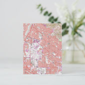  kaart van Whittier California (1965) (Staand voorkant)