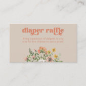 Kaart van Wilde bloem Raffle (Voorkant)