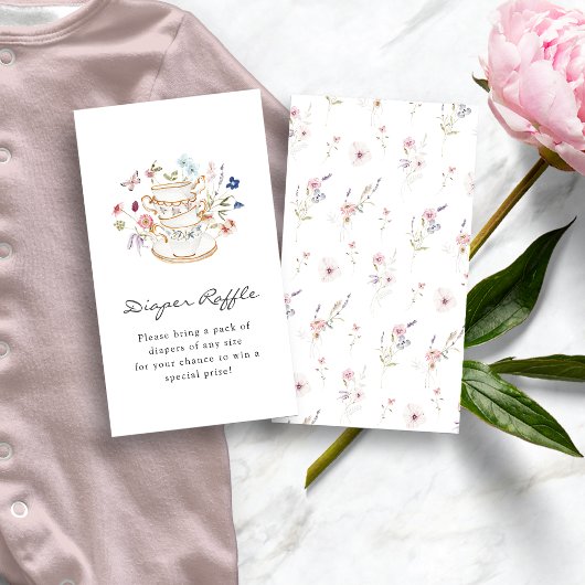 Kaart van Wilde bloem Raffle