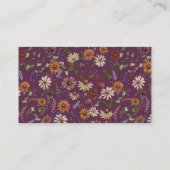 Kaart van Wilde bloem Raffle (Achterkant)