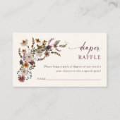 Kaart van Wilde bloem Raffle (Voorkant)