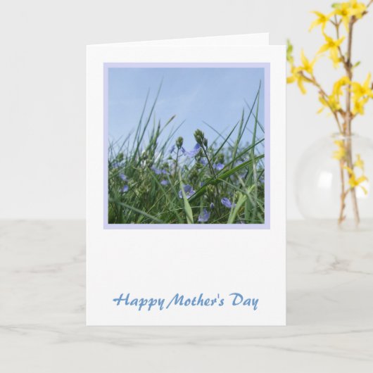 Kaart van wilde Moederdag (Gele Bloem)