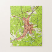  kaart van Williamsburg Virginia (1952) Legpuzzel (Verticaal)