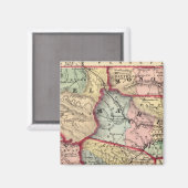Kaart van Winfield, West Virginia Magneet (Voorkant / Achterkant)