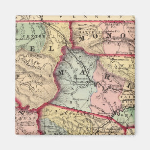 Kaart van Winfield, West Virginia Magneet