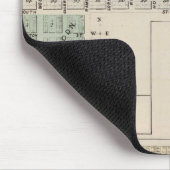 Kaart van Winnebago City Map of Blue Earth, Minnes Muismat (Hoek)