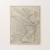  kaart van Winnipeg Canada (1882) Legpuzzel (Verticaal)