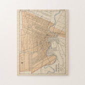  kaart van Winnipeg Canada (1906) Legpuzzel (Verticaal)
