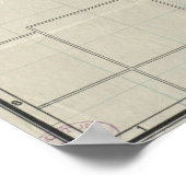  kaart van Winnipeg Canada (1917) Poster (Hoek)