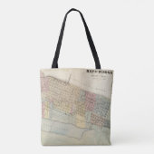 Kaart van Winona, Minnesota Tote Bag (Achterkant)