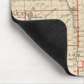 Kaart van Wisconsin, die assemblagedistricten tone Muismat (Hoek)