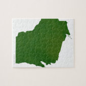 Kaart van Wisconsin Legpuzzel (Horizontaal)
