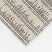  kaart van Worcester Massachusetts (1919) Fleece Deken (Hoek)