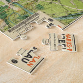 kaart van Wroclaw Polen (1910) Legpuzzel (Zijkant)