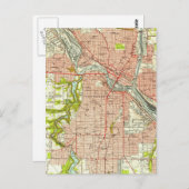 kaart van Youngstown Ohio (1951) (Voorkant / Achterkant)