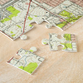 kaart van Youngstown Ohio (1951) Legpuzzel (Zijkant)