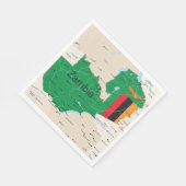 Kaart van Zambia Servet (Hoek)