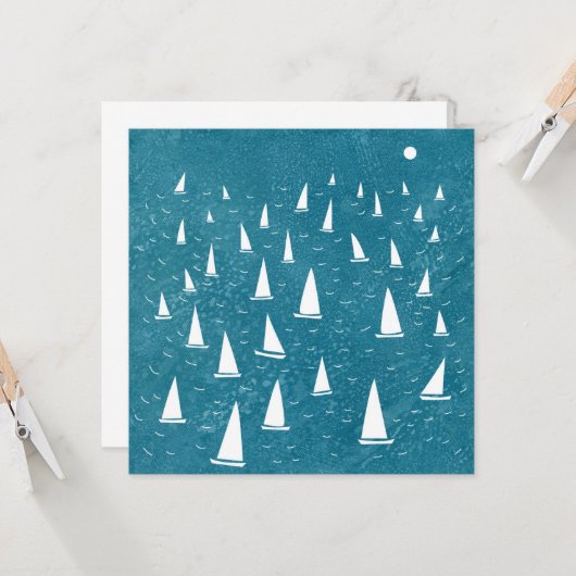 Kaart van zeilboten voor platte graafmachines (Voorkant / Achterkant in situ)