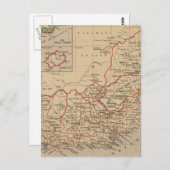  kaart van Zuid-Afrika (1880) (Voorkant / Achterkant)