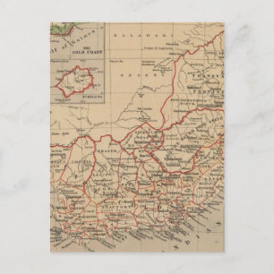  kaart van Zuid-Afrika (1880)