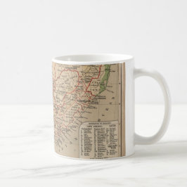  kaart van Zuid-Afrika (1880) Koffiemok