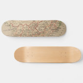 kaart van Zuid-Afrika (1880) Persoonlijk Skateboard (Horizontaal)