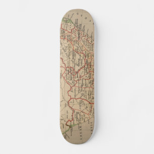 kaart van Zuid-Afrika (1880) Persoonlijk Skateboard