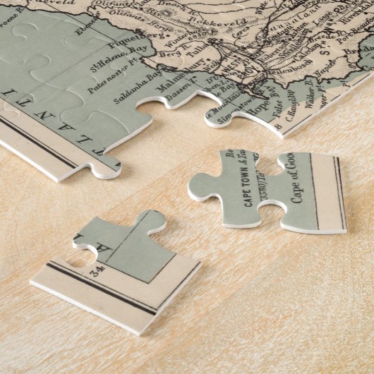  kaart van Zuid-Afrika (1889) Legpuzzel (Zijkant)