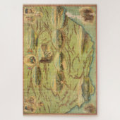  kaart van Zuid-Afrika (1900) Legpuzzel (Verticaal)