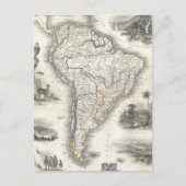  kaart van Zuid-Amerika (1850) (Voorkant)